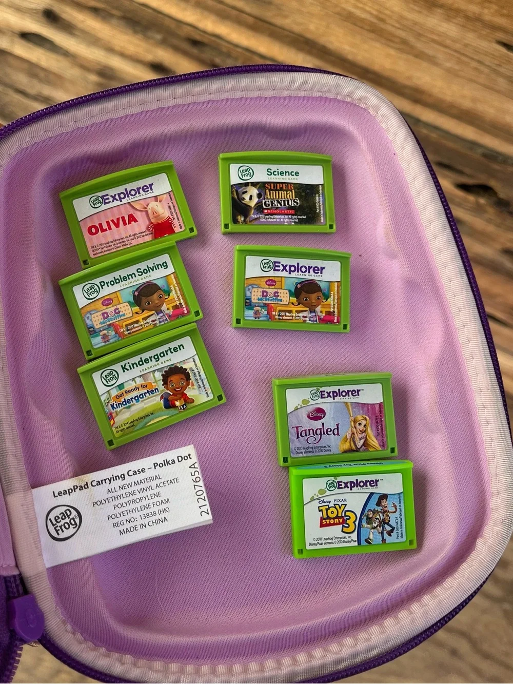 LEAPFROG | LeapPad Case W/ 7 Cartridges